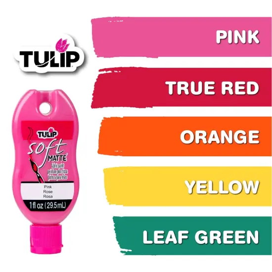 Tulip Brush-On Fabric Paint Rainbow 1 fl. oz. 10 Pack {4}