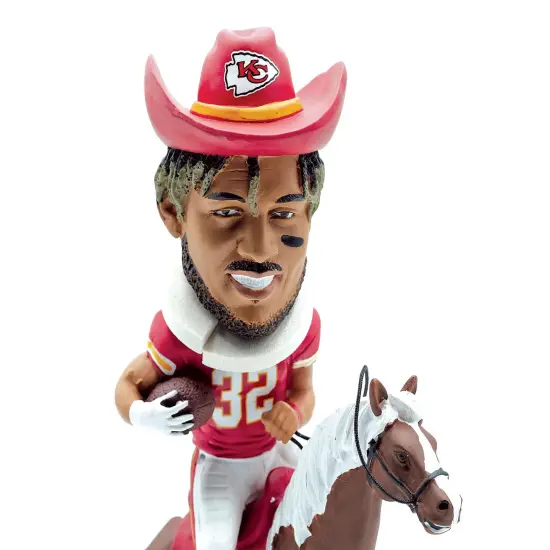 Kansas City Chiefs Tyrann Mathieu Riding NFL Bobble {4}