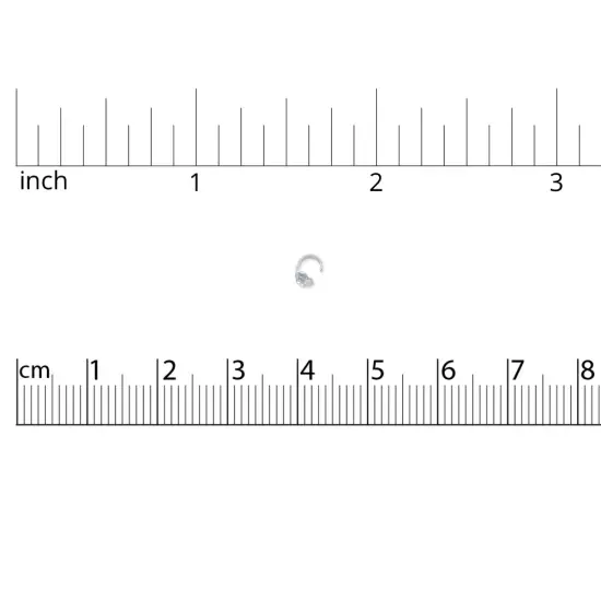 JewelrySupply Bead Tip 3mm Cup Sterling Silver (Pack of 10) {4}