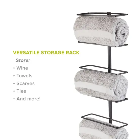 Align Wall-Mounted Wine Rack {5}