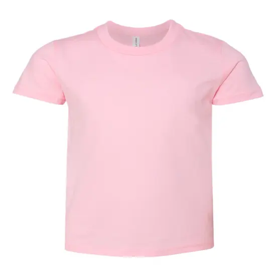 BELLA + CANVAS&reg; Youth Jersey Crew Neck Short Sleeve Tee - 3001Y Pink {1}