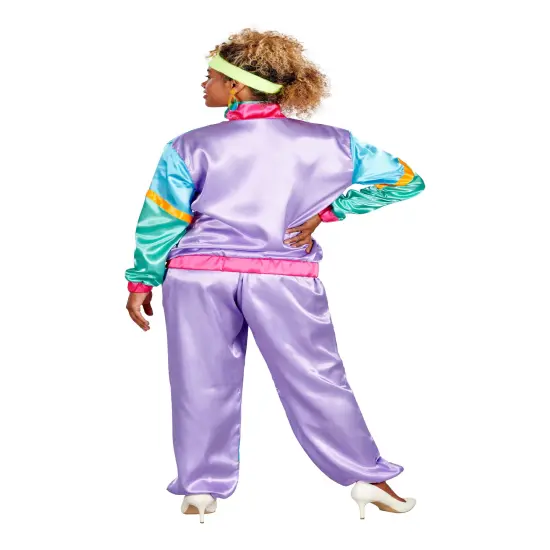Adult 80s Tracksuit Costume {5}