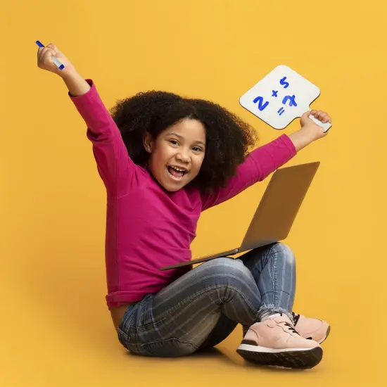 Single-Sided Rectangular Dry Erase Answer Paddle, 8" x 9.75", Pack of 12 {6}