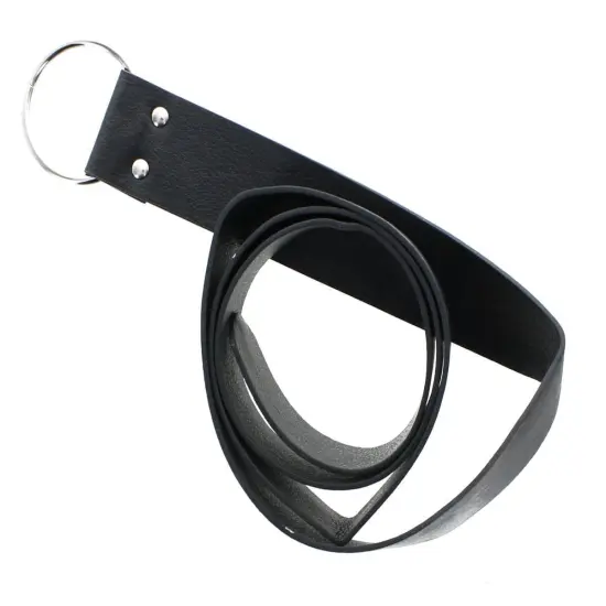 60" Faux Leather Belt Adult Costume Accessory {1}