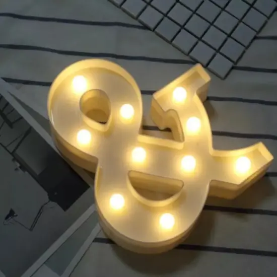 LED Light-Up Alphabet Letter {6}
