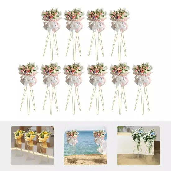 10pcs 3.4ft Flower Plant Stand Display Rack Flower Pot Holder Party Floral Decor {5}