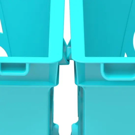 Mini Crate, Teal, 12-Pack {3}