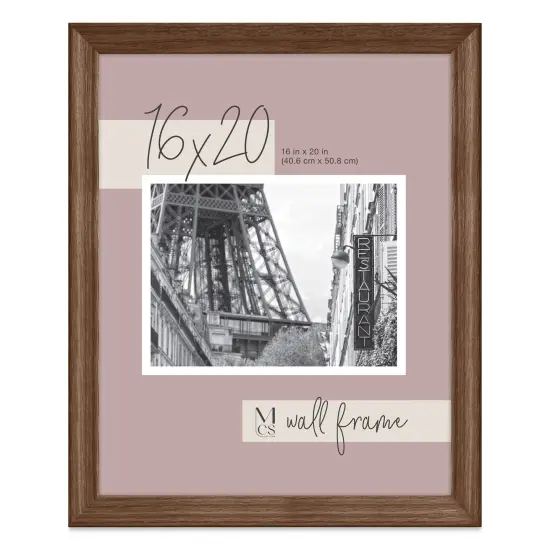 MCS Classic Edge Frame - 16" x 20" Walnut {1}