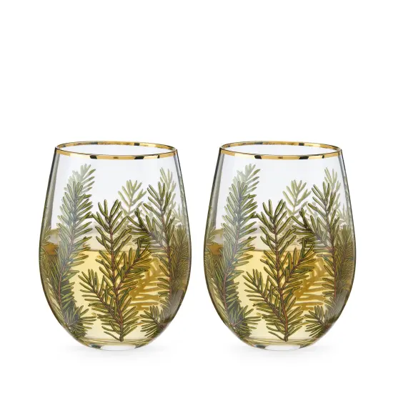 Woodland Stemless Wine Glass Set  {6}