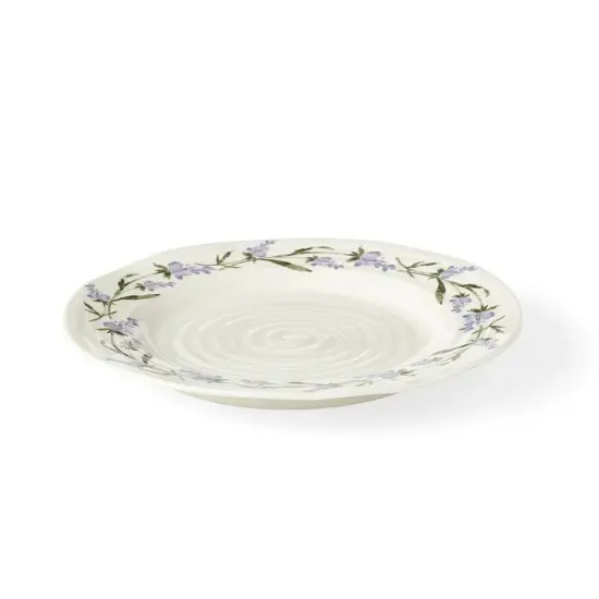 Portmeirion Sophie Conran Lavandula Salad Plate, 8-Inch - White Porcelain {3}