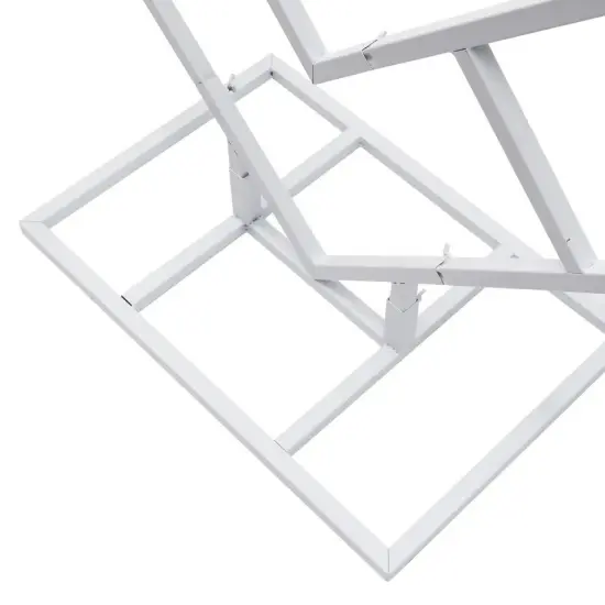 6.6FT Frame Rack Wedding Backdrop Stand White Metal Wedding Balloon Arch Kit {2}