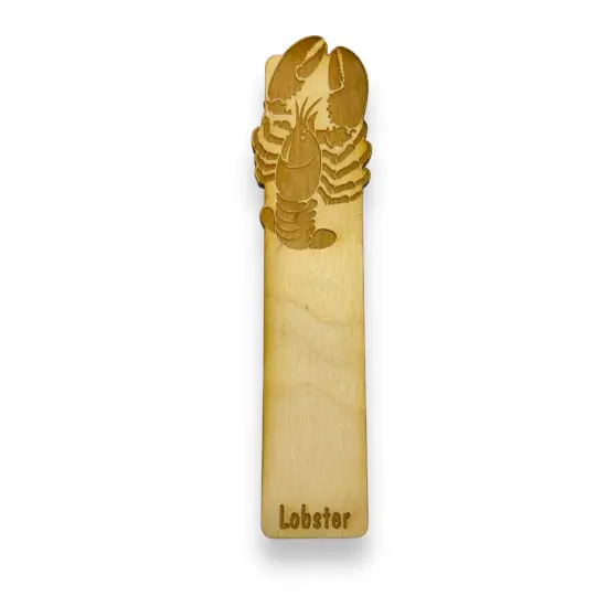 Bookmark - Lobster - Birch wood {1}