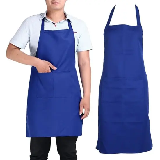 Q-Tees&reg; Full Length Apron With Pounch Pocket Sleeveless {4}