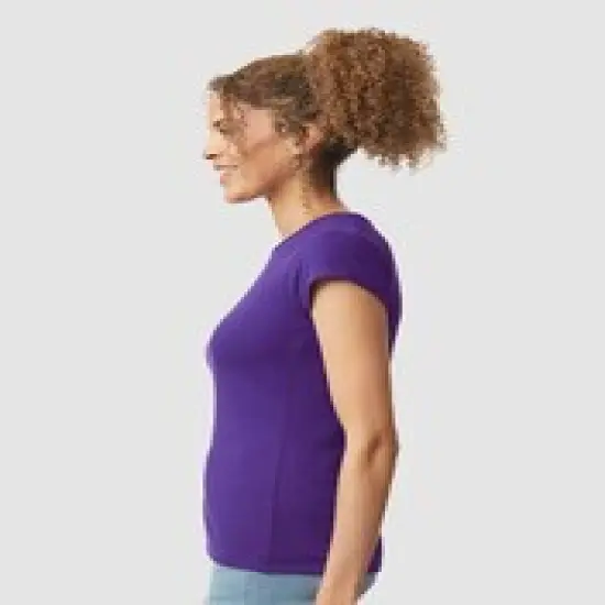 Gildan&reg; Softstyle Women&rsquo;s Crewneck Short Sleeve T-Shirt Graphite heather {5}