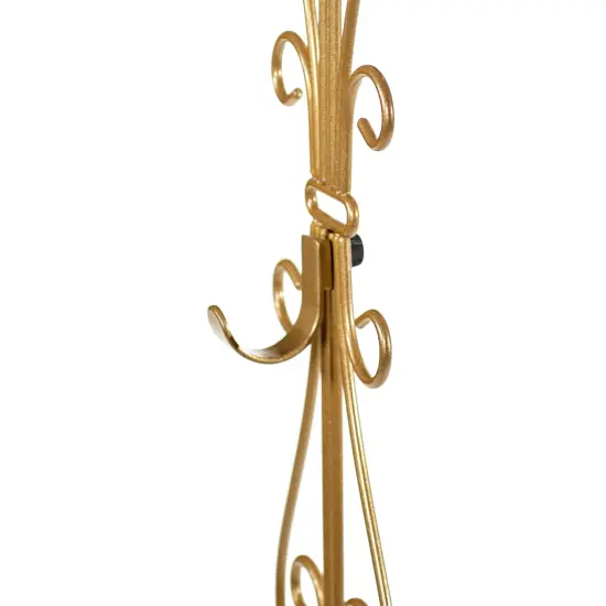 Adjustable Wreath Hanger for Door - Elegant Gold {6}