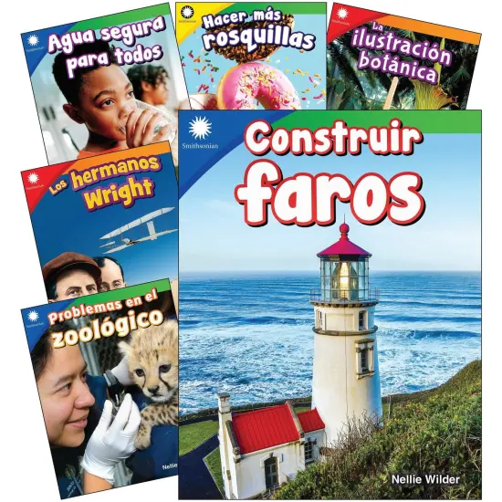 Smithsonian Informational Text: Creative Solutions Spanish Grades K-1: 6-Book Set {1}