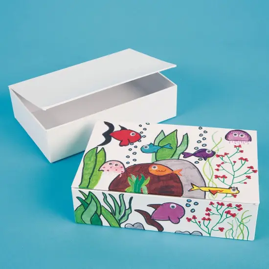 Color-Me&trade; Flip-Top Boxes, 8-1/2"L (Pack of 12) {2}