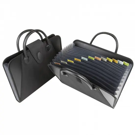 Expanding File with Handles, Black {1}