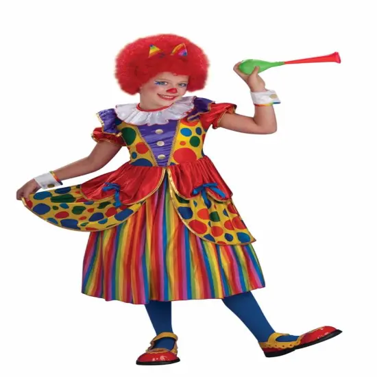 Circus Clown Princess Dress Costume Child {1}