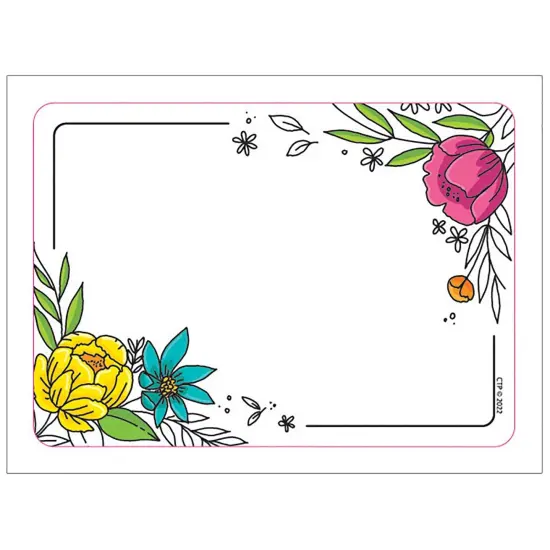 Bright Blooms Doodly Blooms Labels, 36 Per Pack, 6 Packs {2}