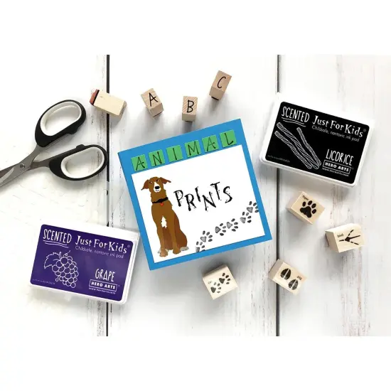 Ink 'n' Stamp Animal Prints Stamps, Set of 18 {2}