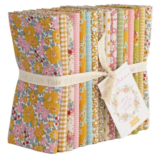 Tilda Fabrics Creating Memories Spring Fat Quarter Bundle - 20" x 22" - 100% Cotton {1}