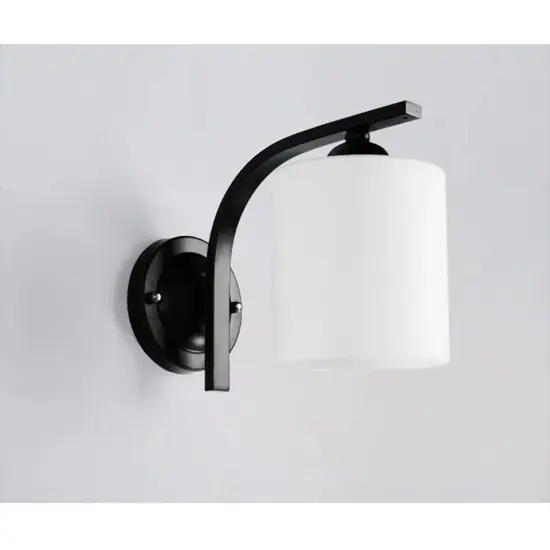 Modern Cylinder Glass Wall Light Sconce Lighting Lamp Fixture Bedroom Home Decor {4}