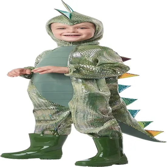 Green Kid-A-Saurus Rex Toddler Costume {1}