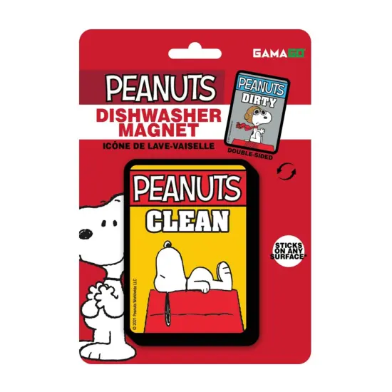 Peanuts Snoopy & Ace Double-Sided Dishwasher Magnet {3}