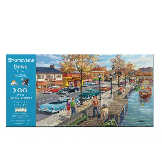 Sunsout Shoreview Drive 300 pc Jigsaw Puzzle 39780 {3}