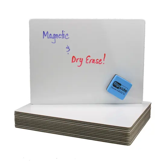 Magnetic Dry Erase Board, 9" x 12", Pack of 12 {2}