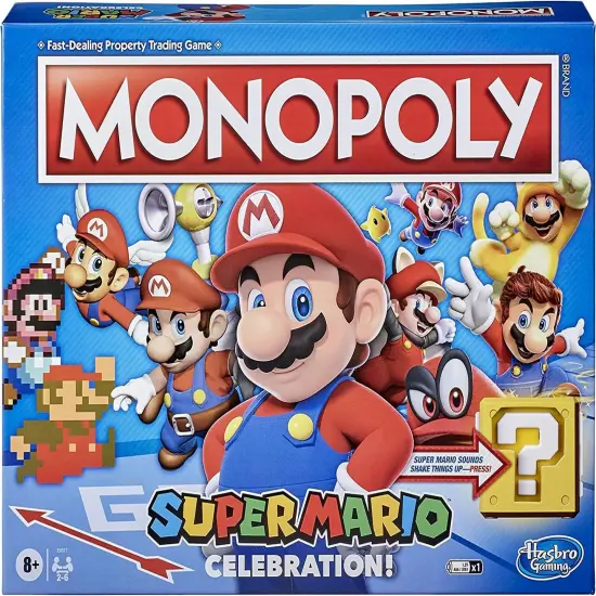 Super Mario Celebration Monopoly Board Game {4}