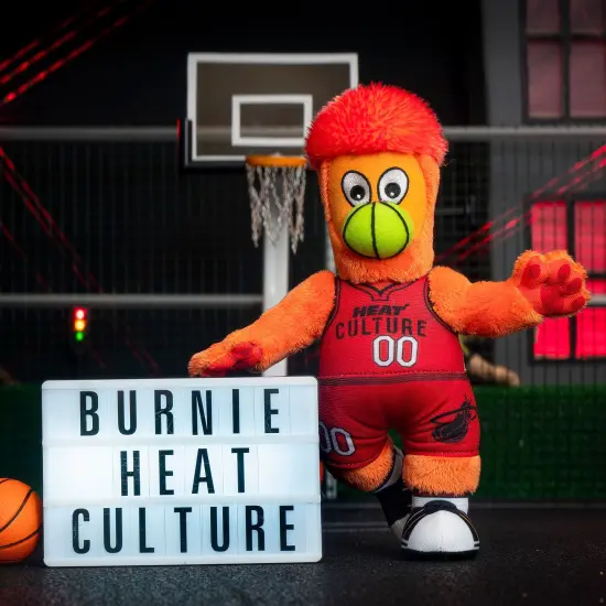 Bleacher Creatures Miami Heat Burnie 20" Mascot Jumbo Plush Figure (Statement Uniform) {2}