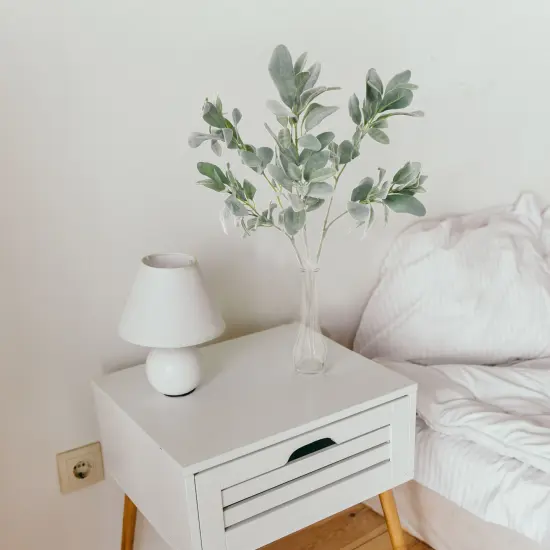 Set of 24 Luxurious 29" Lamb's Ear Plants - Lifelike Artificial Greenery, Perfect for Bulk Event Decor or Elegant Home Accents, Floral Home by Artificial Flowers {3}