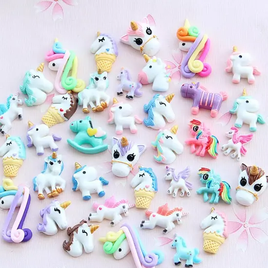 Slime Bread Candy Unicorn Resin Scrapbooking Charms {1}