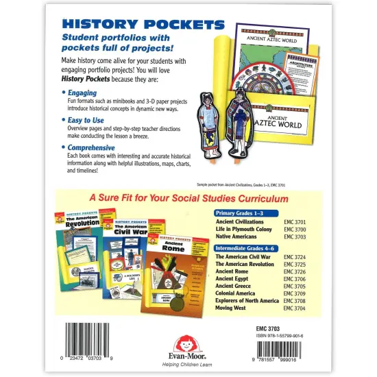 History Pockets, Native Americans, Teacher Reproducibles, Grades 1-3 {2}