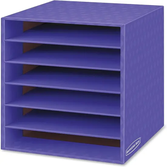 1 Pack Classroom 6 Shelf Organizer File Sorter 18"H X 12"W X 13 1/4"D {2}