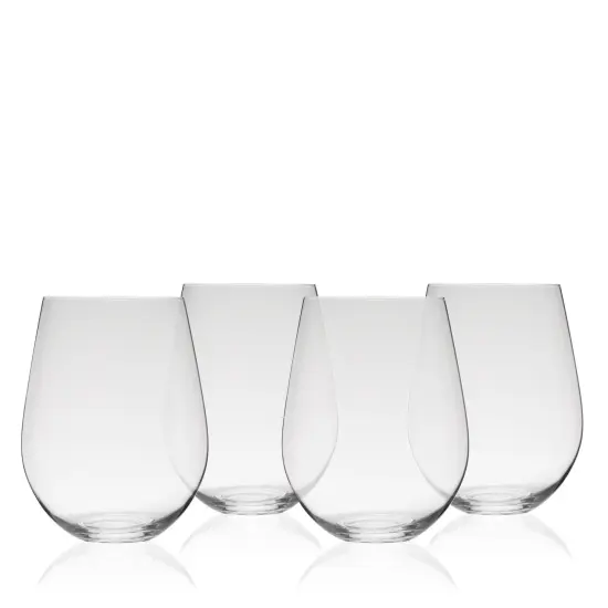 Vino Stemless Red Wine Glassset of 4 {1}