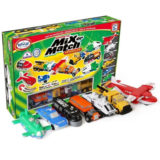 Magnetic Mix or Match Vehicles Deluxe {1}