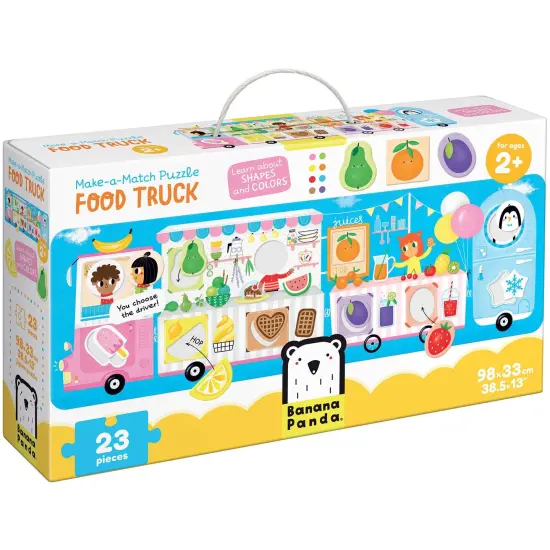 Make-a-Match Puzzle Food Truck {1}