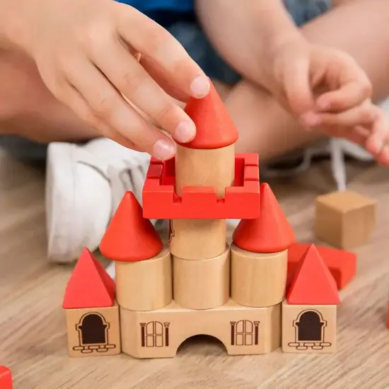 Wooden Stacking Castle {2}