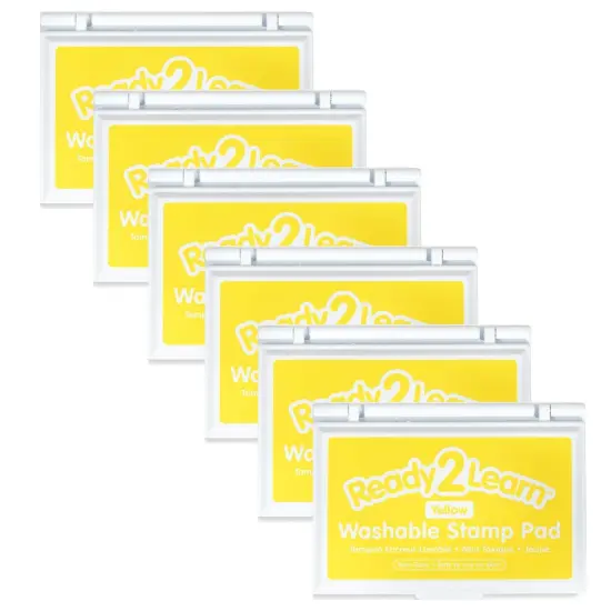 Washable Stamp Pad - Yellow - Pack of 6 {1}