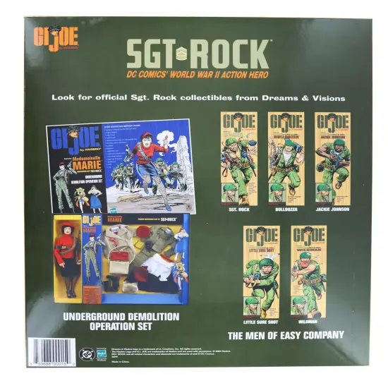 G.I. Joe 12 Inch Sgt. Rock Action Figure Camping Accessory Set {3}