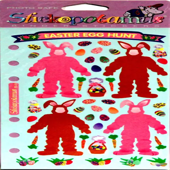 Stickopotamus Easter Egg Hunt Stickers {1}
