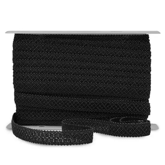 10 yards of Jolie Lattice Braid Trim | 10 yard cut Black {5}