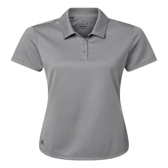 Adidas&reg; Women's Micro Pique Polo Grey three {1}