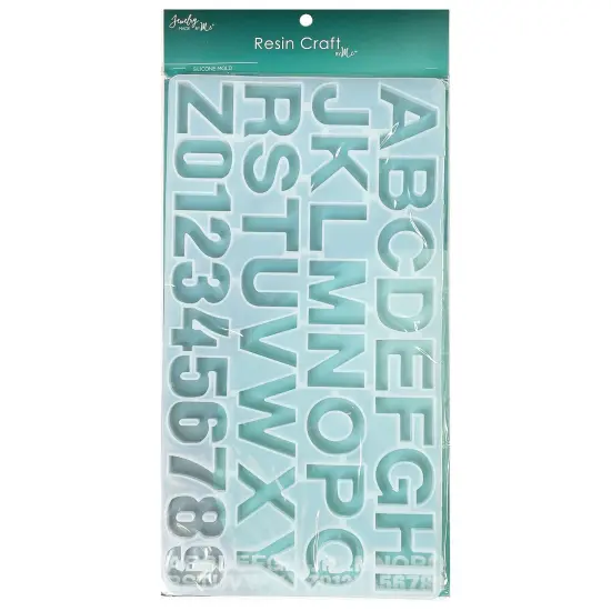 Jewelry Made By Me Resin Craft Silicone Mold-Large Alphabet {1}