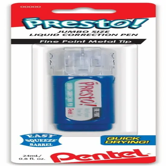 Pentel Presto! Correction Pen-12ml Fine Point {1}