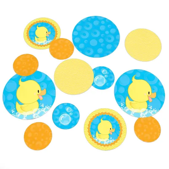 Big Dot of Happiness Ducky Duck - Baby Shower or Birthday Party Giant Circle Confetti - Party Decorations - Large Confetti 27 Count &hellip; {1}