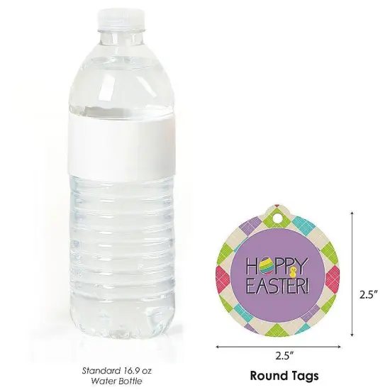 Big Dot of Happiness Hippity Hoppity - Easter Bunny Party Favor Gift Tags (Set of 20) {4}